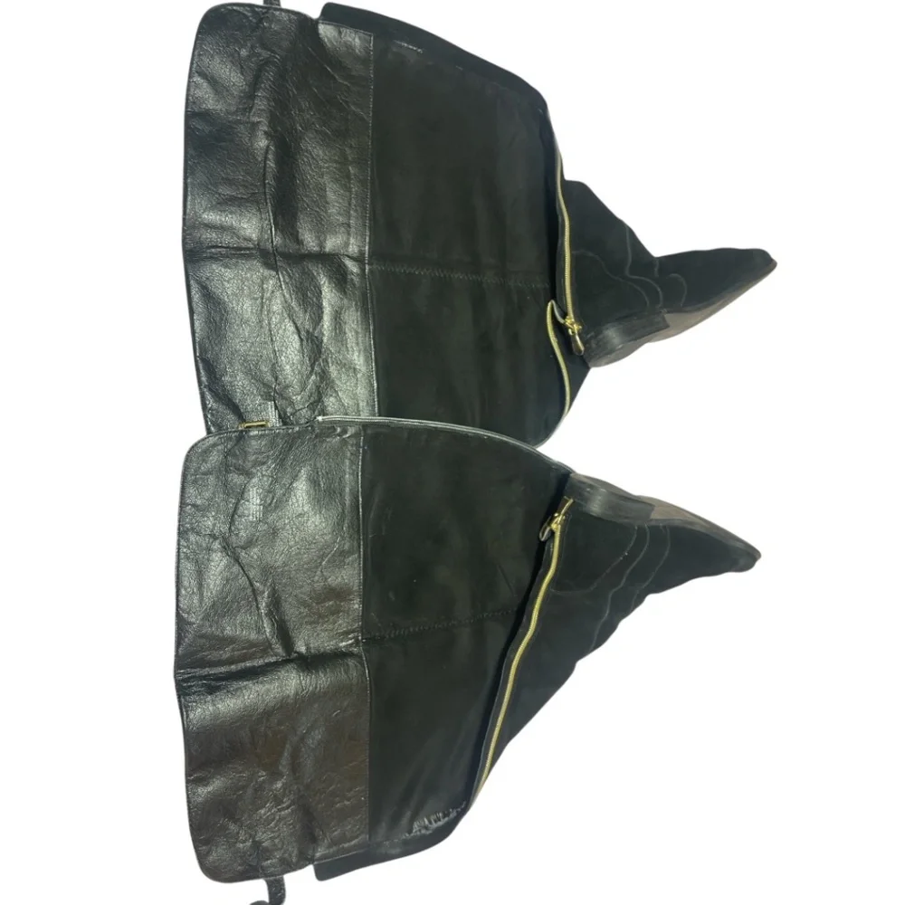 Charles‎ by Charles David Black Suede Knee High Boots Size 8.5